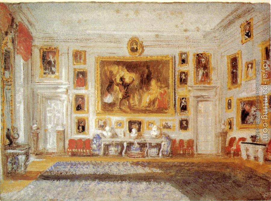 Joseph Mallord William Turner : Petworth,the Drawing room